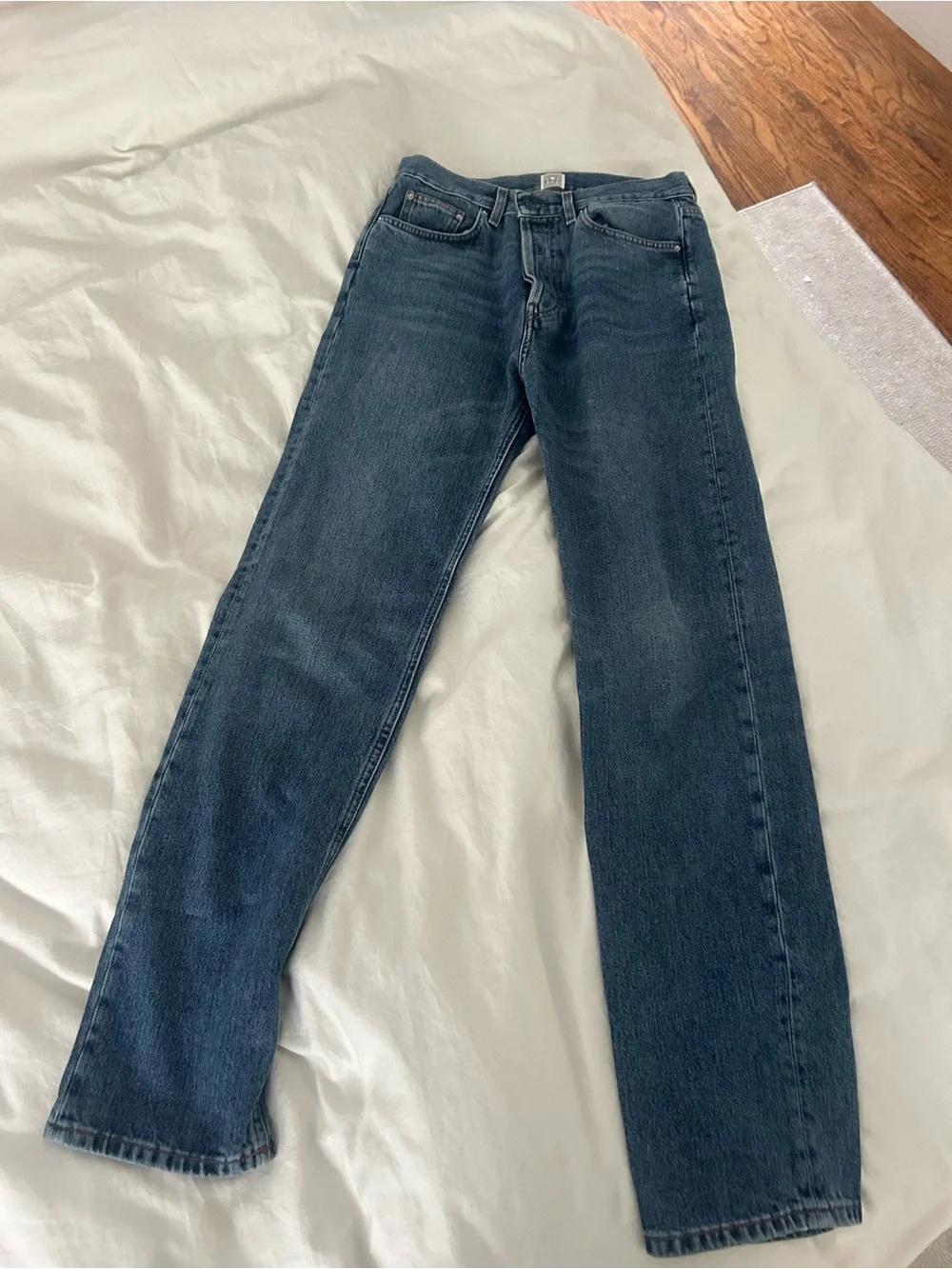 TOTEME Ease Blue Jeans - Picture 3 of 5